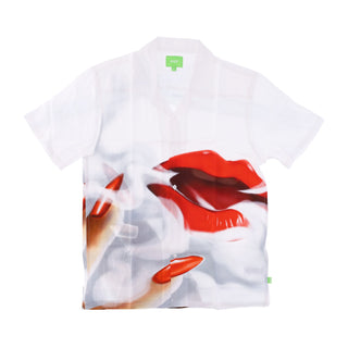 Huf, Camicia Manica Corta Uomo Seductive Resort Top, White