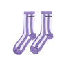 Vision Of Super, Calza Media Uomo Stripes Socks, Lilac