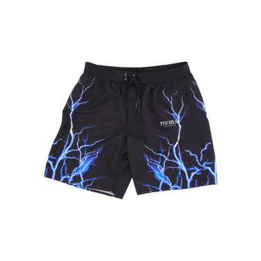 Phobia, Costume Pantaloncino Uomo Lightning Swimwear, Black/blue