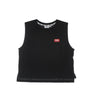 Fila, Canotta Donna Taggia Cropped Boxy Top, Black Beauty