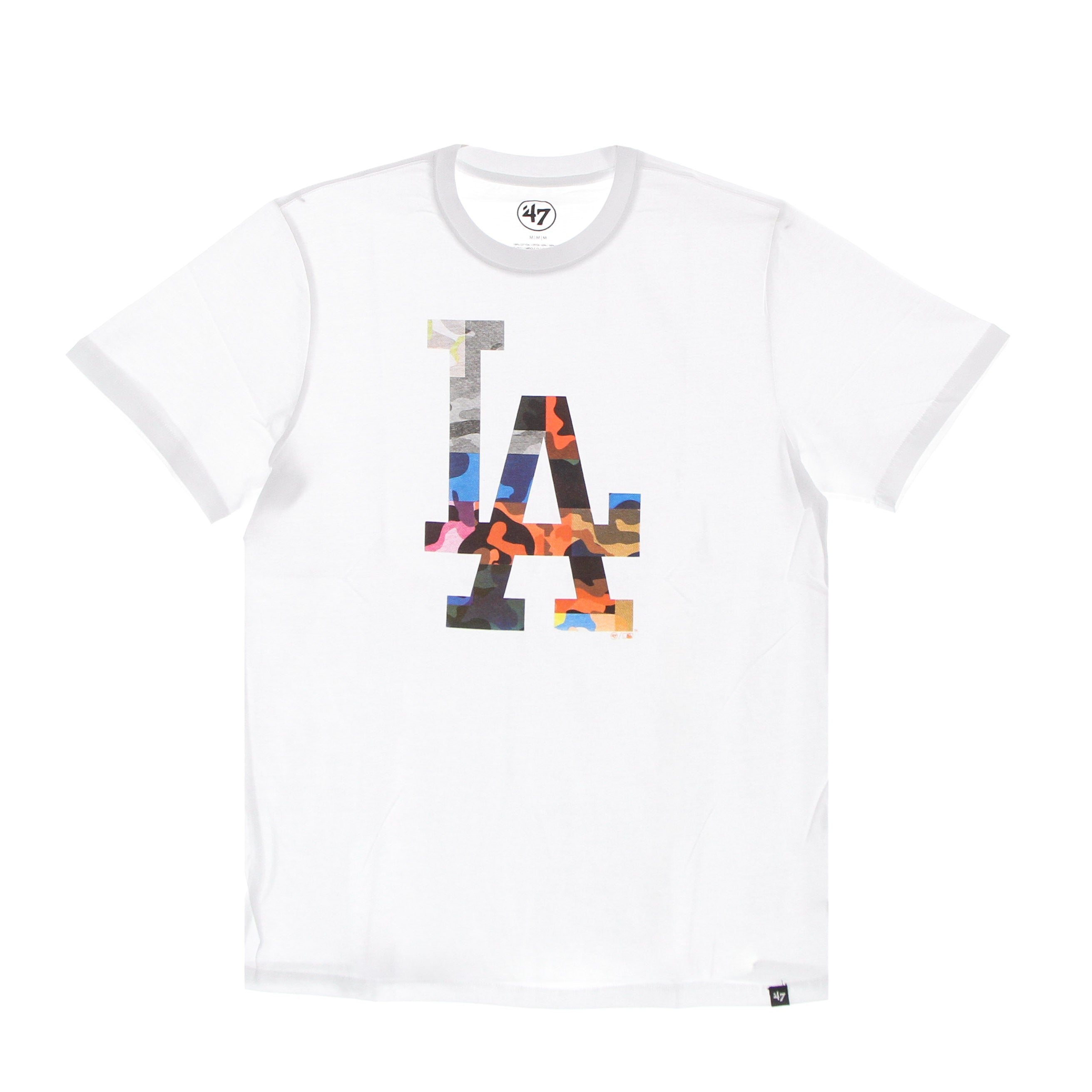 Maglietta Uomo Mlb Psychedelic Camo Echo Tee Losdod White/psychedelic Camo