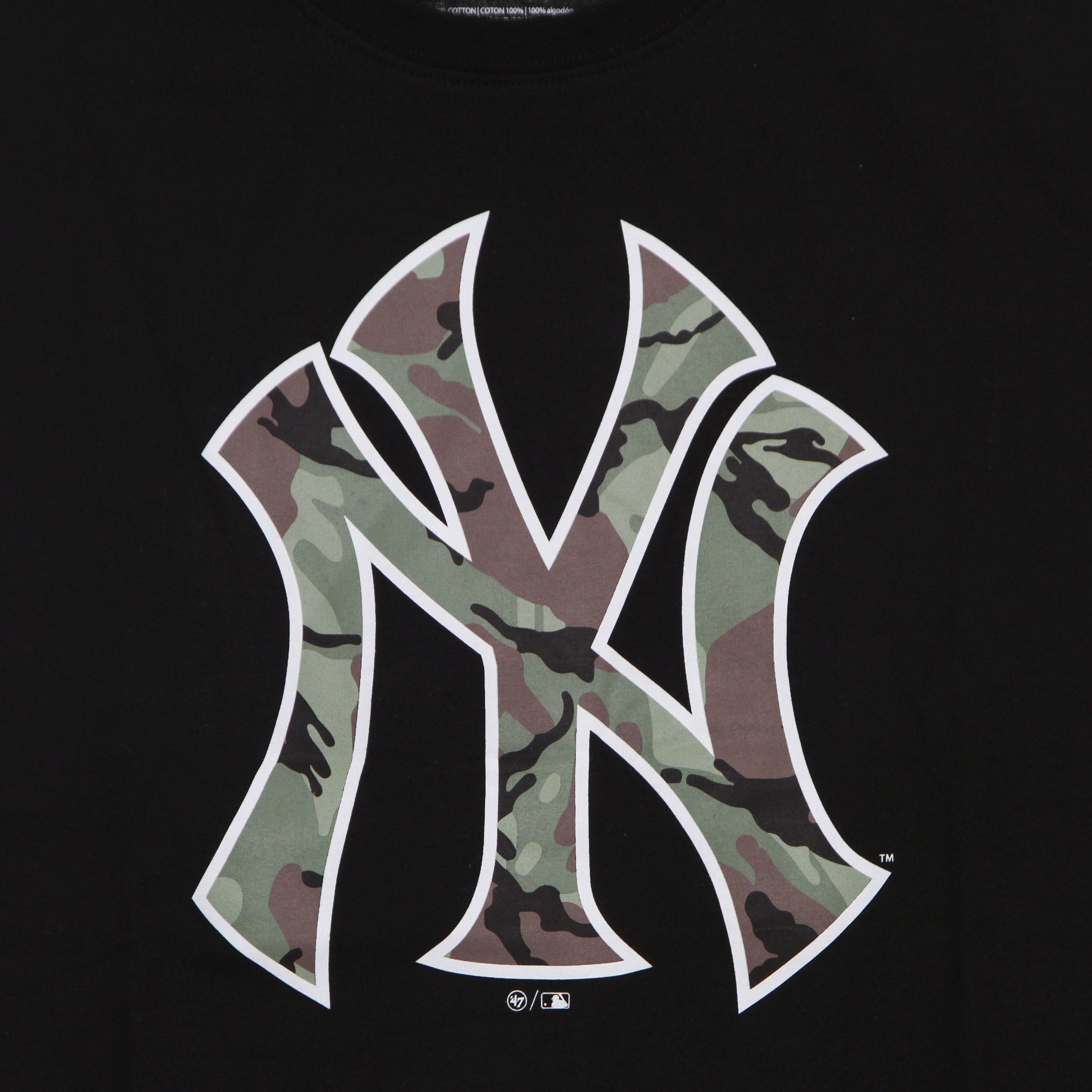 47 Brand, Maglietta Uomo Mlb Camo Echo Tee Neyyan, 
