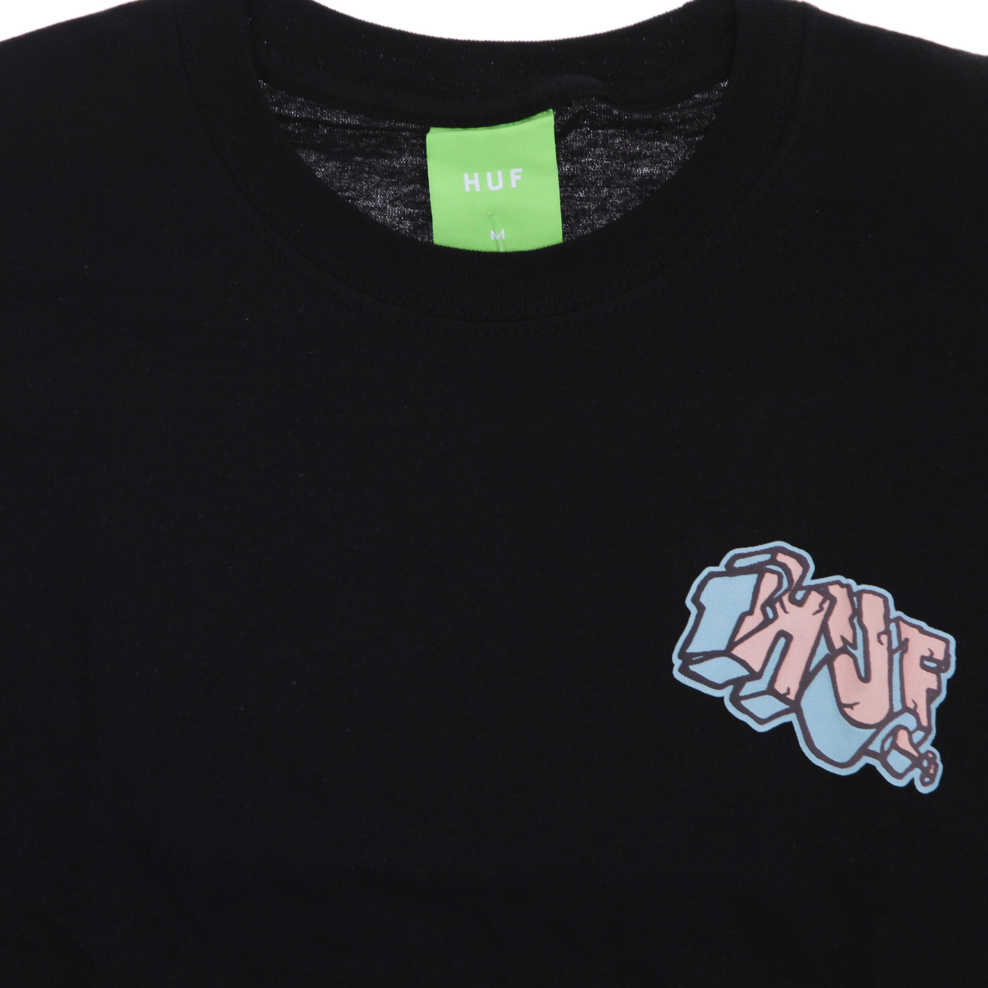 Huf, Maglietta Uomo Quake Triple Triangle Tee, 