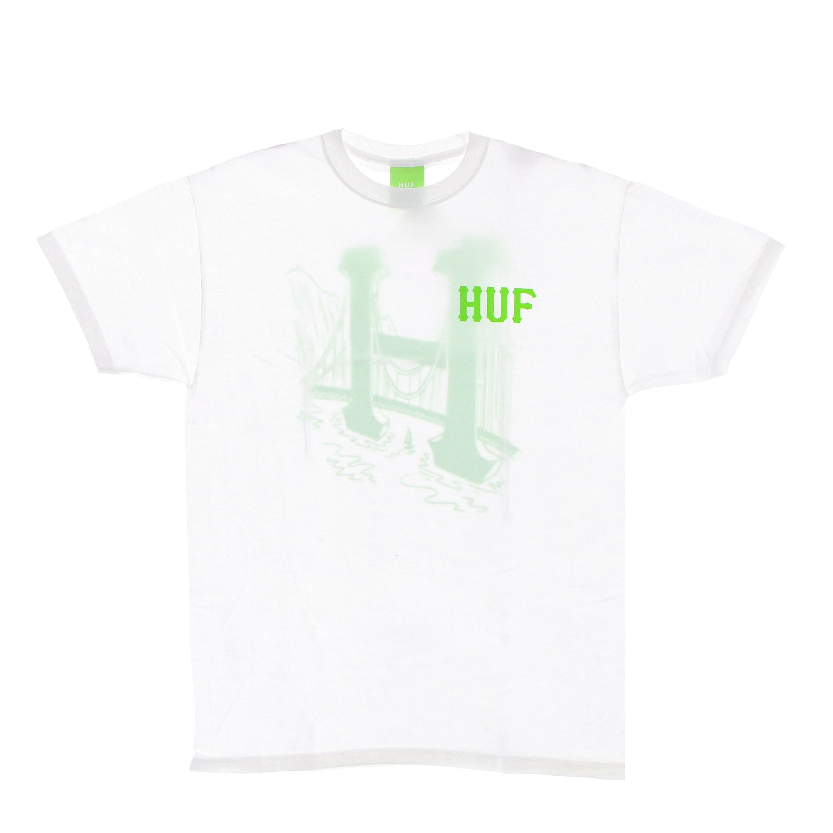 Huf, Maglietta Uomo Golden Gate Classic H Tee, 