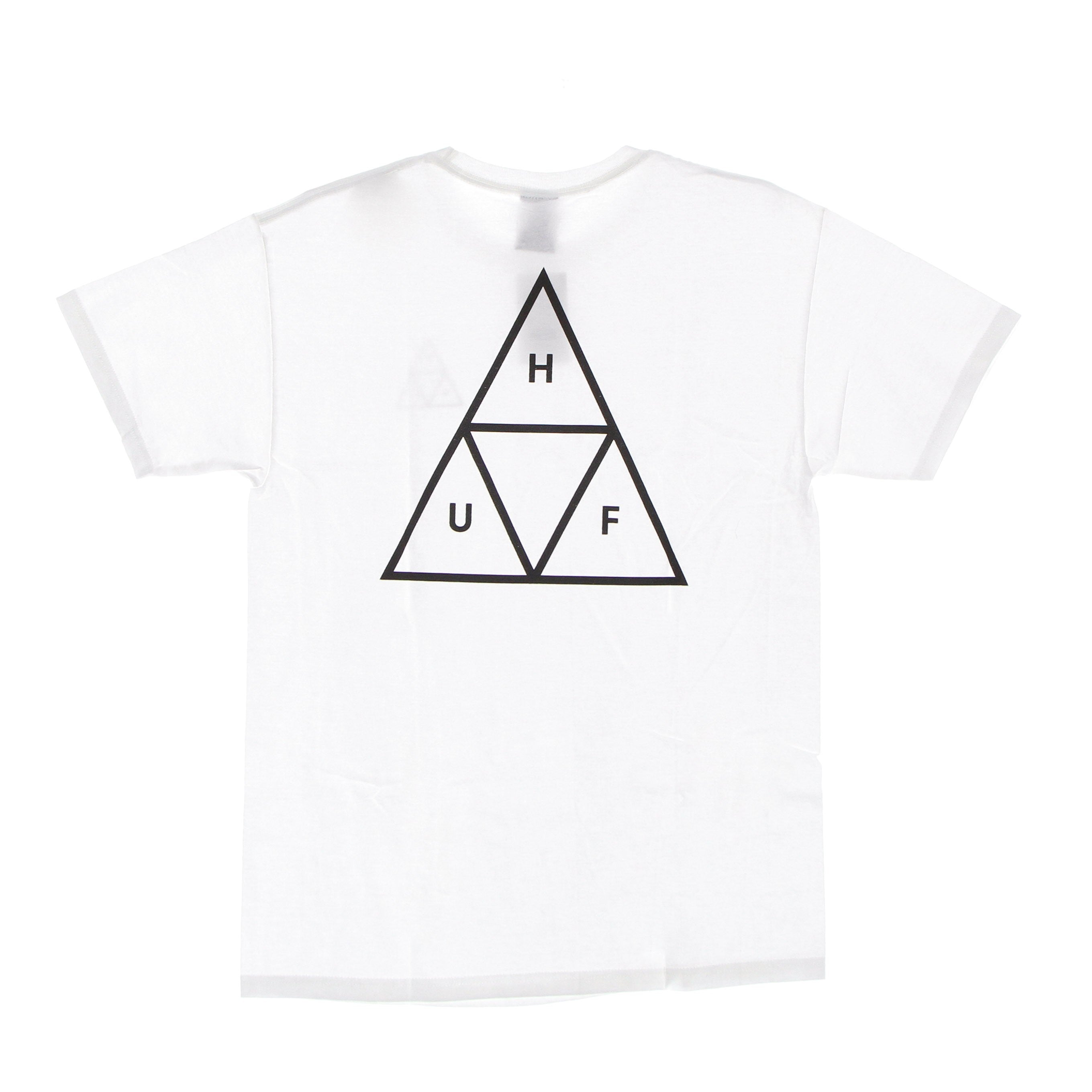 Huf, Maglietta Uomo Essentials Triple Triangle Tee, White