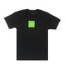 Huf, Maglietta Uomo Essentials Box Logo Tee, Black