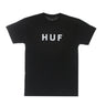 Huf, Maglietta Uomo Essentials Og Logo Tee, Black