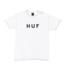 Huf, Maglietta Uomo Essentials Og Logo Tee, White