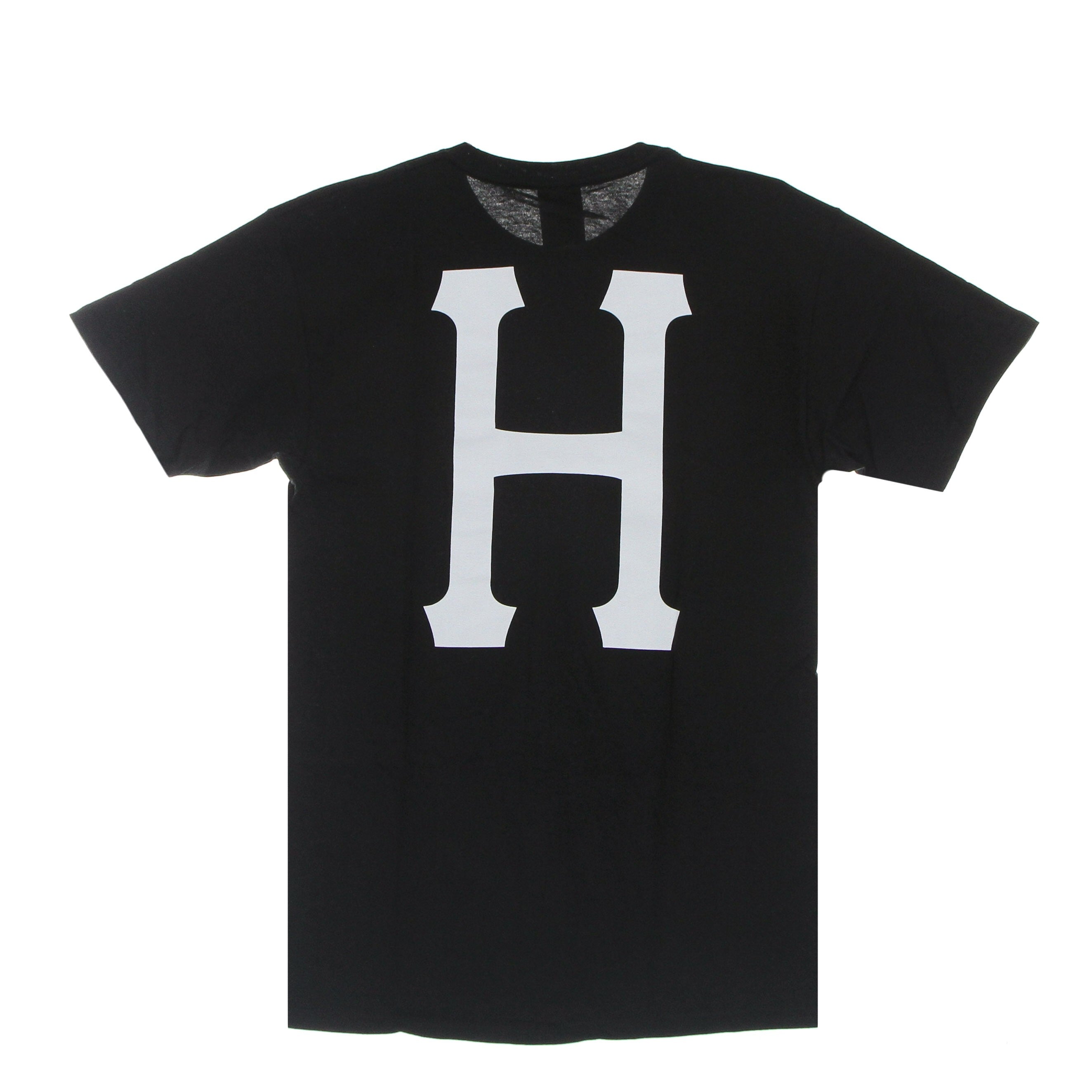 Huf, Maglietta Uomo Essentials Classic H Tee, Black