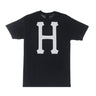 Huf, Maglietta Uomo Essentials Classic H Tee, Navy