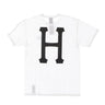 Huf, Maglietta Uomo Essentials Classic H Tee, White