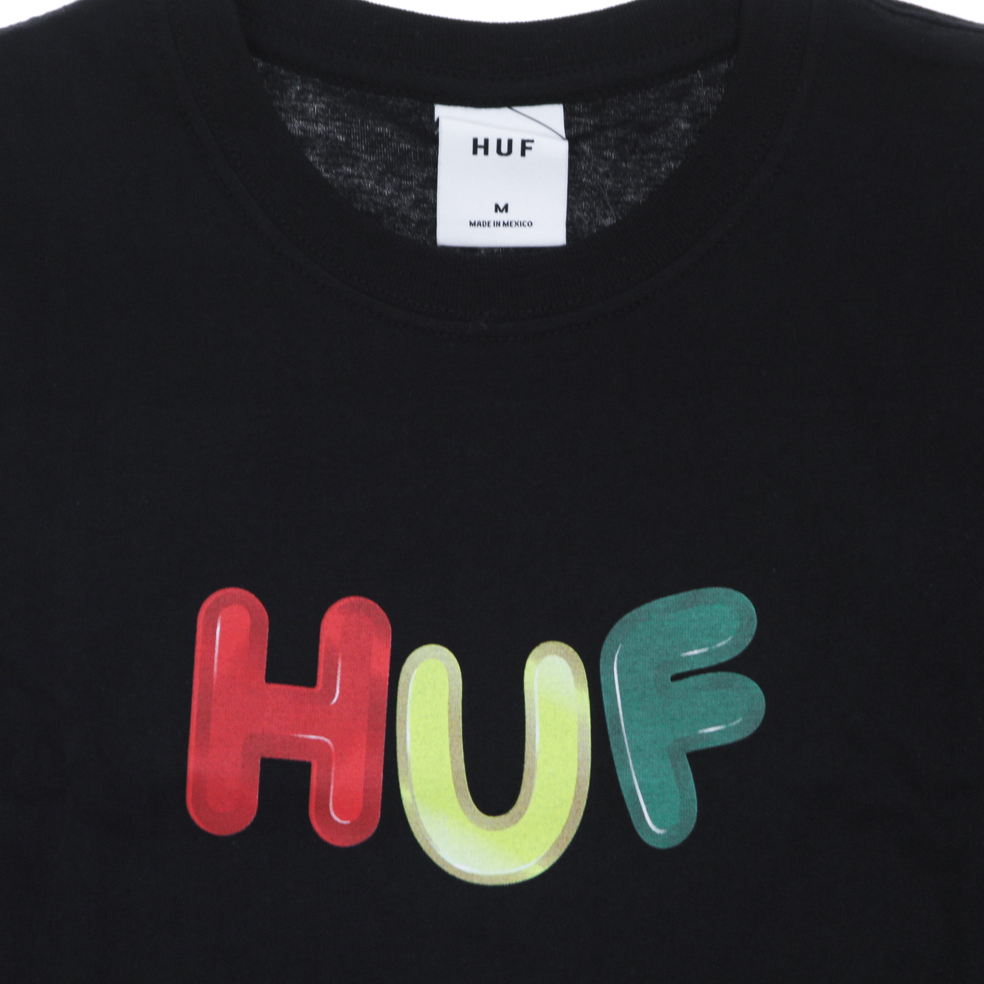 Huf, Maglietta Corta Donna Gummed Crop Tee, 
