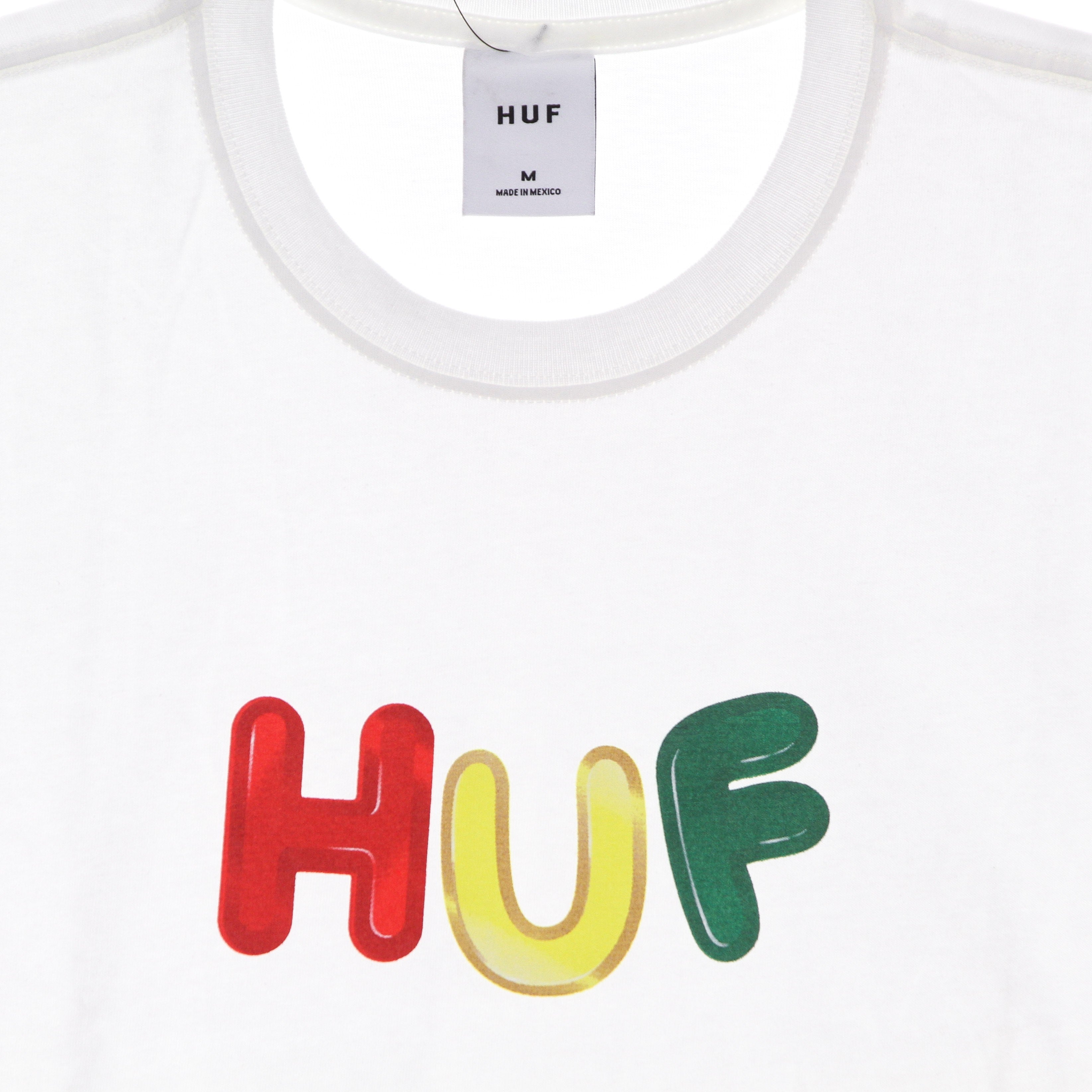 Huf, Maglietta Corta Donna Gummed Crop Tee, 