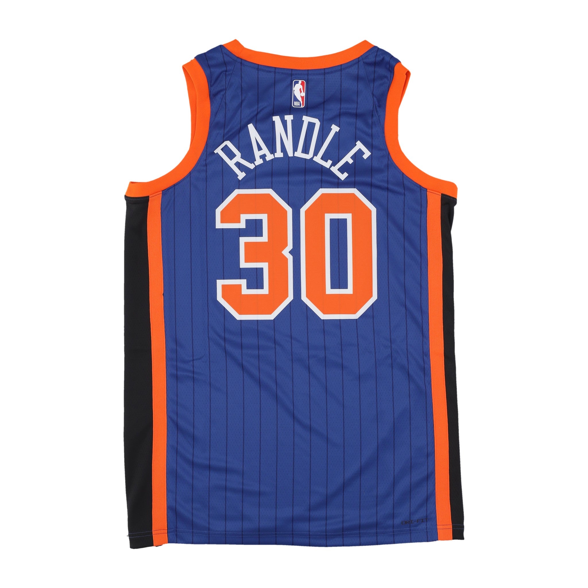 Canotta Basket Uomo Nba City Edition 2023/24 Dri-fit Swingman Jersey No 30 Julius Randle Neykni Rush Blue DX8512-403