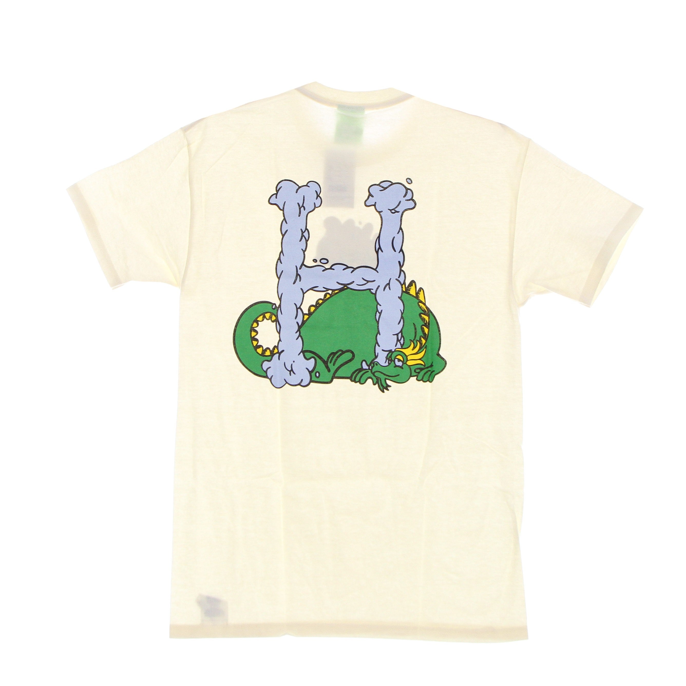 Huf, Maglietta Uomo Magic Dragon H Tee, Natural