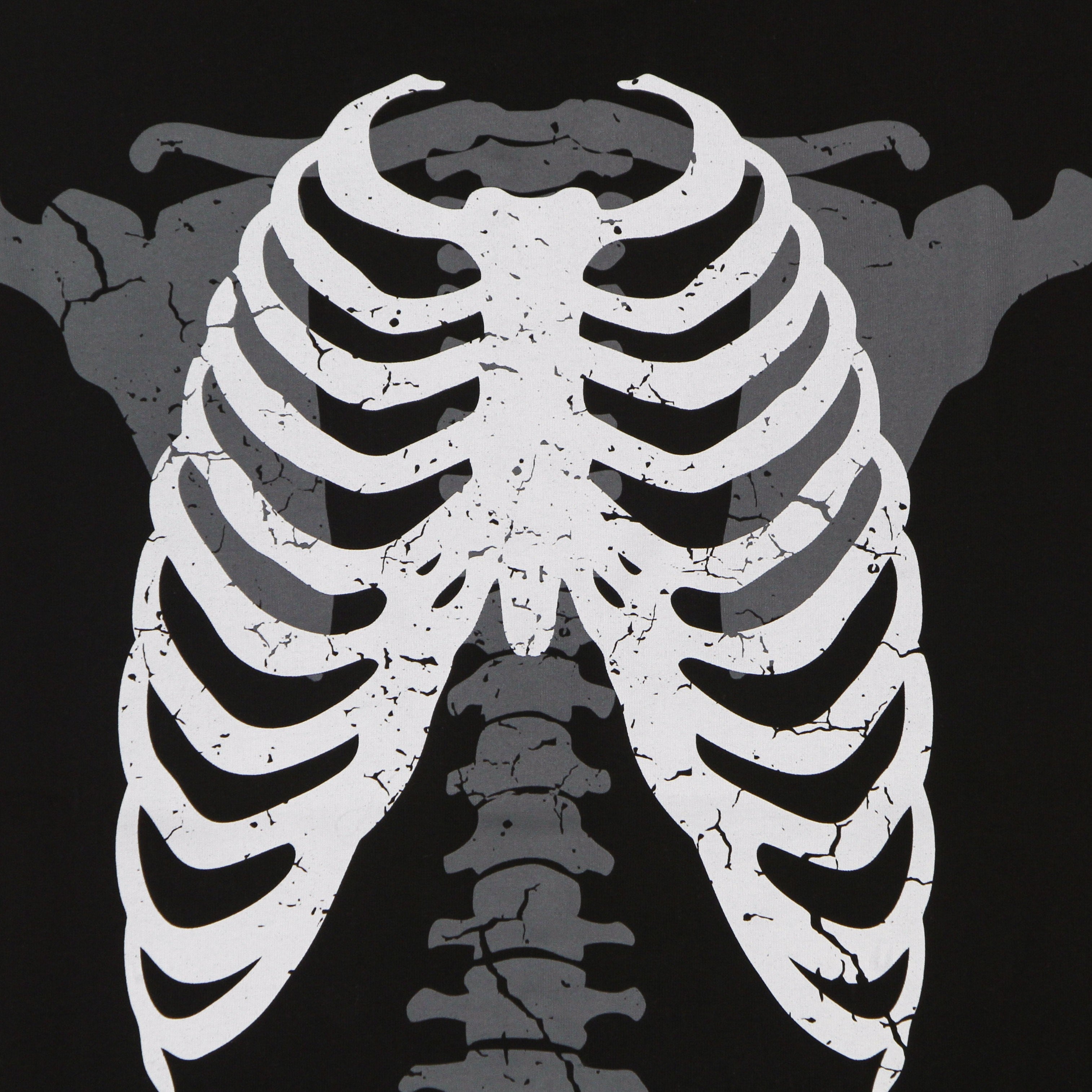 Phobia, Maglietta Uomo Skeleton Print Tee, 