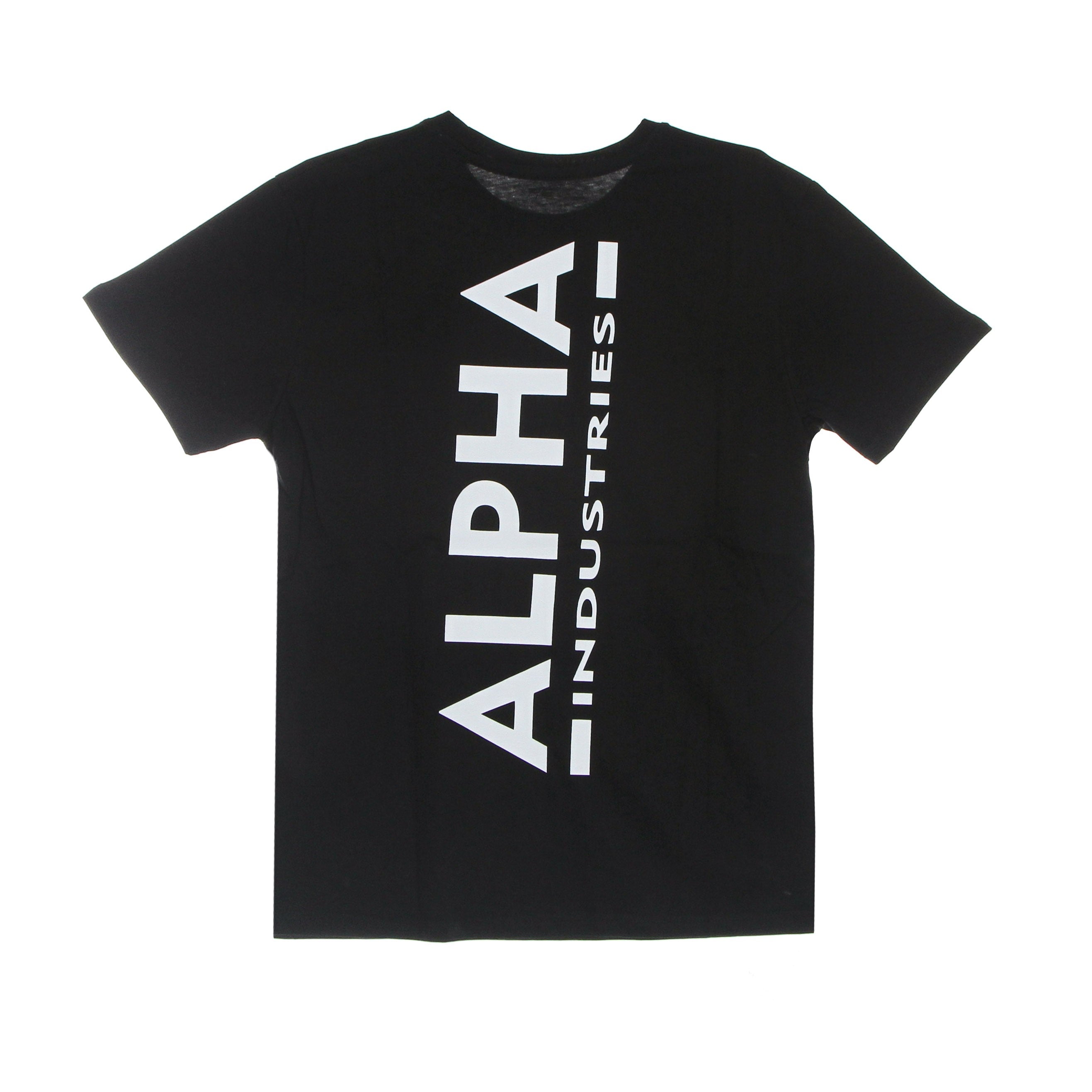 Alpha Industries, Maglietta Uomo Backprint Tee, Black