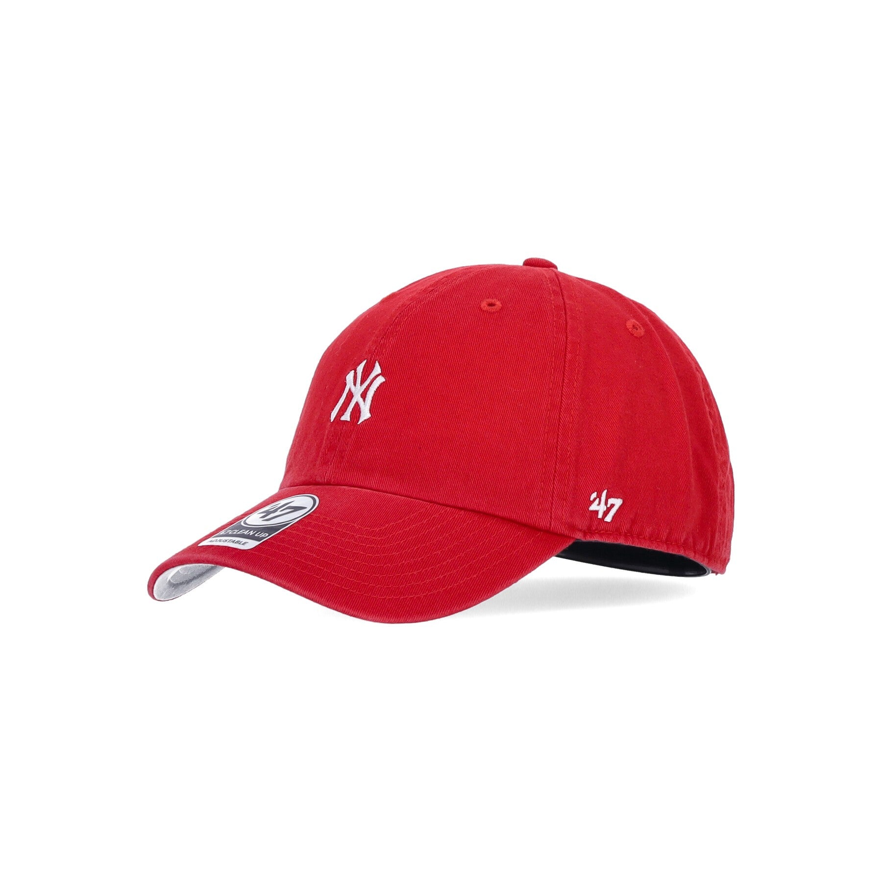 Cappellino Visiera Curva Uomo Mlb Clean Up Neyyan Red/white