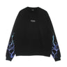 Phobia, Felpa Leggera Girocollo Uomo Lightning Crewneck, Black/blue/lightblue