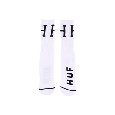 Huf, Calza Media Uomo Classic H Crew Sock, White
