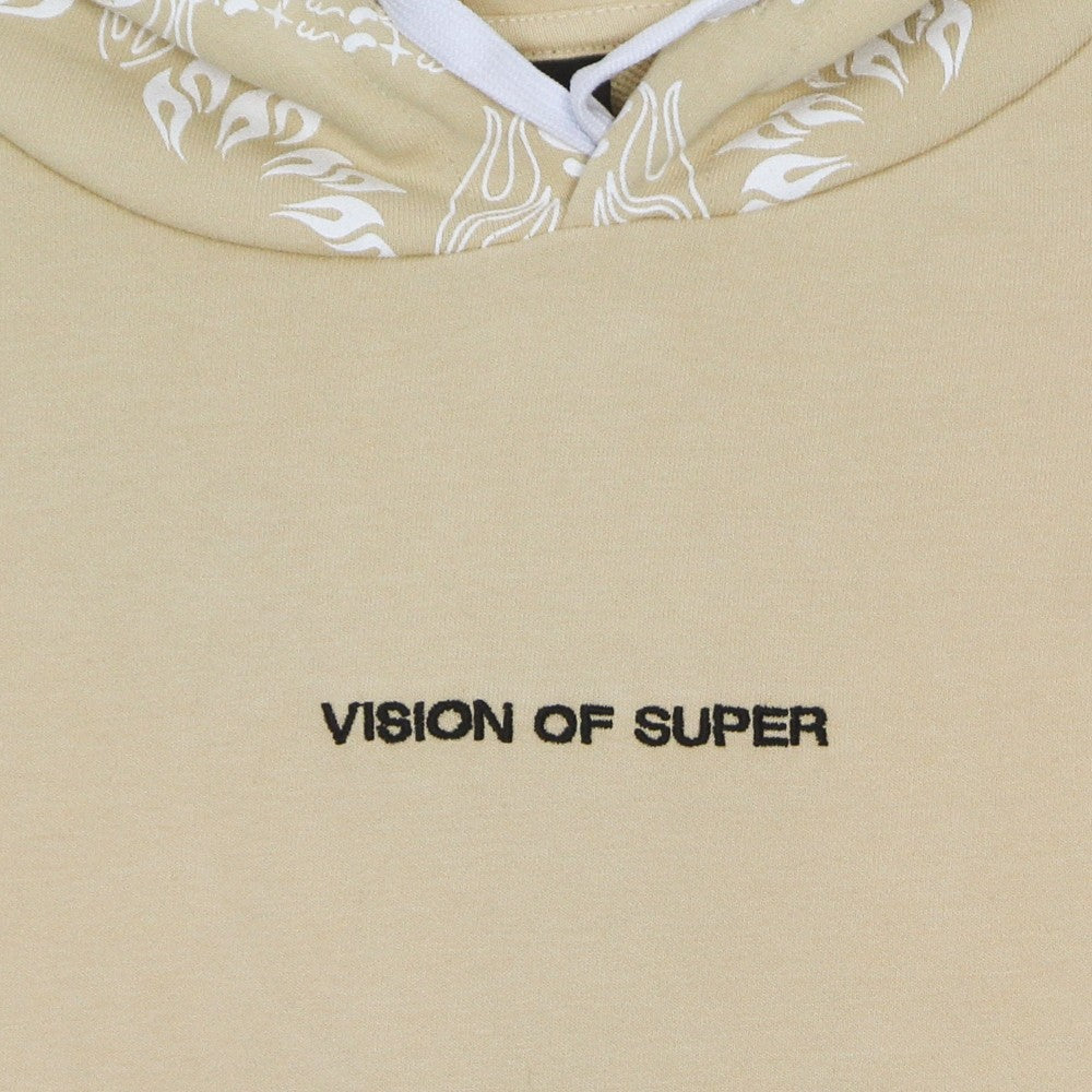 Vision Of Super, Felpa Leggera Cappuccio Uomo Bandana Print Hoodie, 