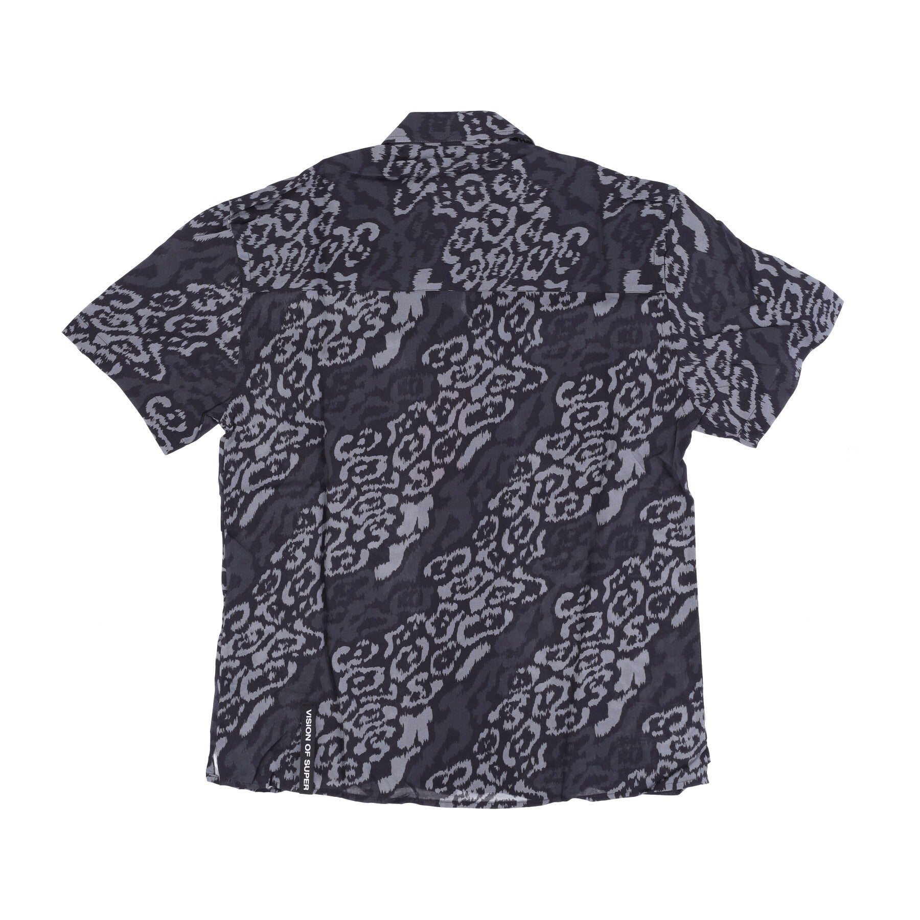 Vision Of Super, Camicia Manica Corta Uomo Allover Leopard Shirt, 