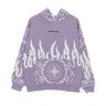Vision Of Super, Felpa Leggera Cappuccio Uomo Bandana Print Hoodie, Lilac