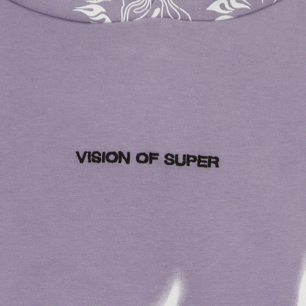 Vision Of Super, Felpa Leggera Cappuccio Uomo Bandana Print Hoodie, 
