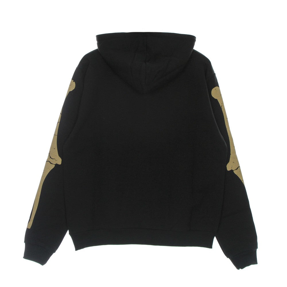 Phobia, Felpa Leggera Cappuccio Uomo Skeleton Print Hoodie, 