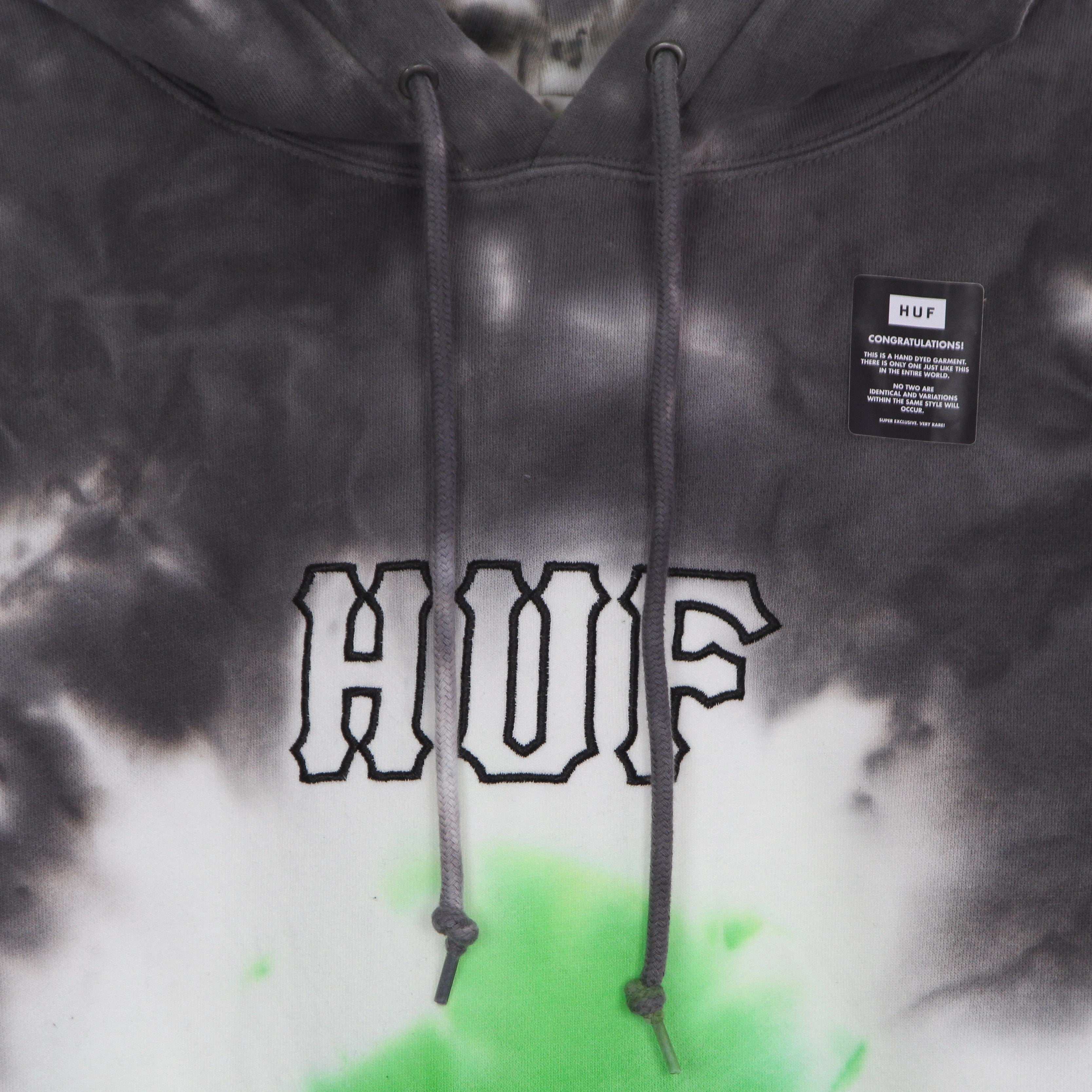 Huf, Felpa Cappuccio Uomo High Dye P/o Tiedye Hoodie, 