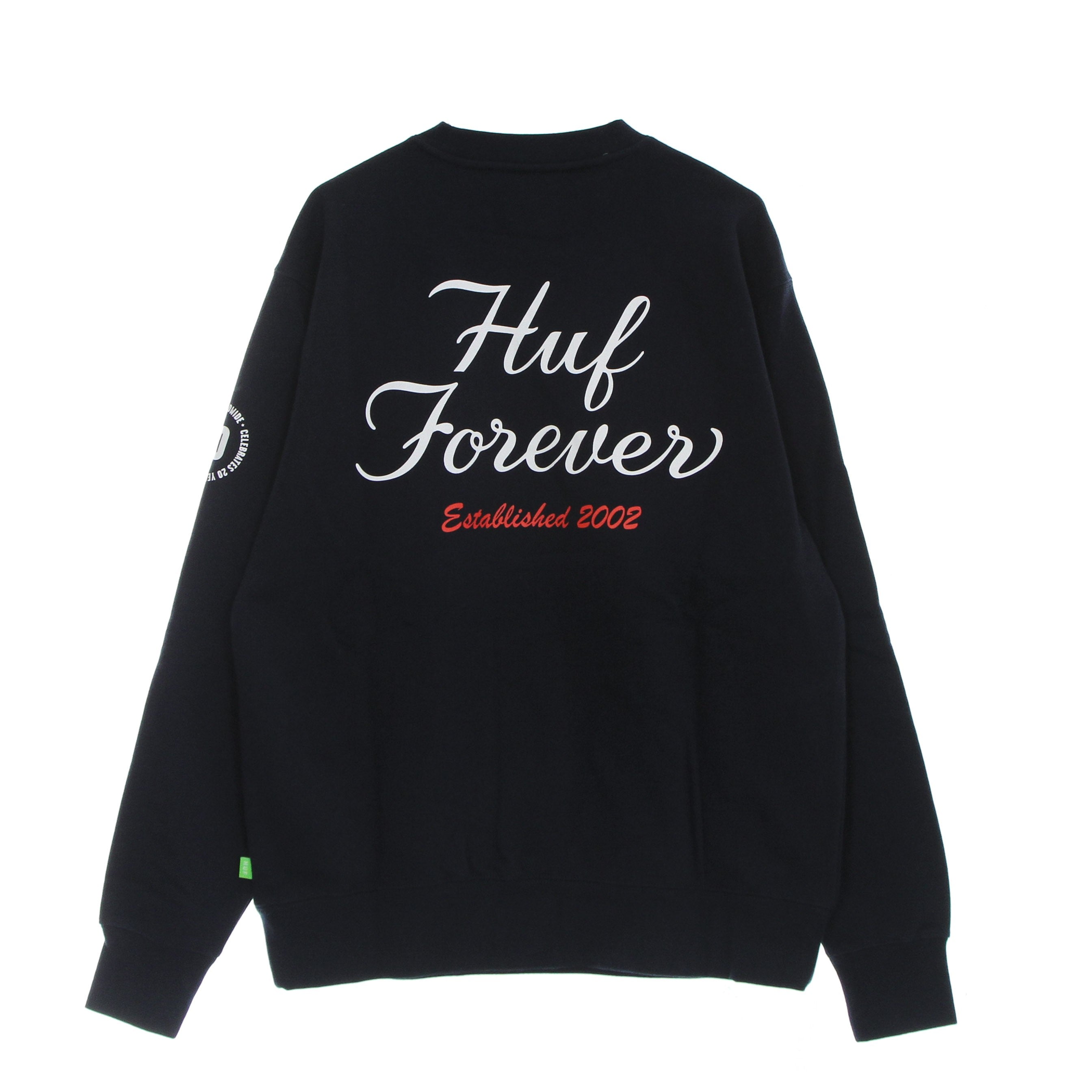 Huf, Felpa Girocollo Uomo Forever Crew, 