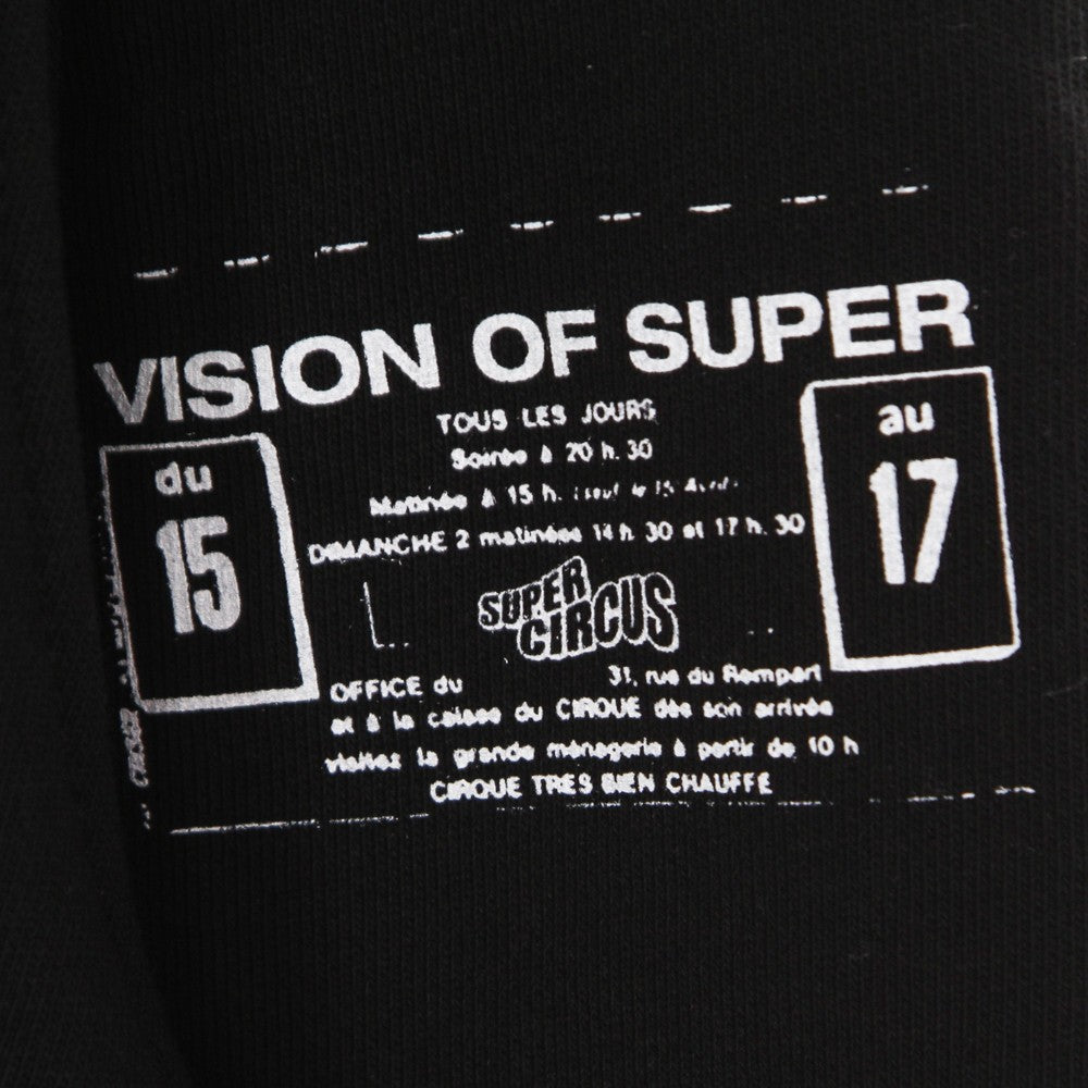 Vision Of Super, Felpa Leggera Cappuccio Uomo Tongue Print Oversize Hoodie, 