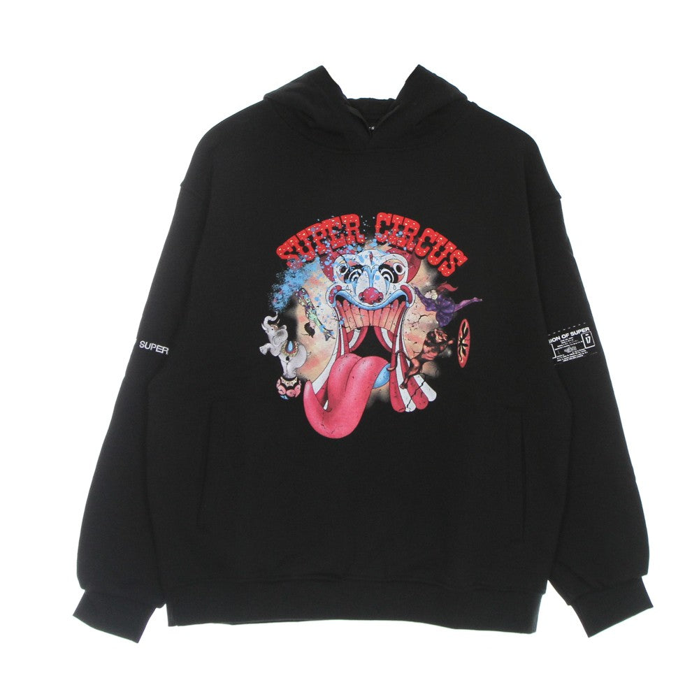 Vision Of Super, Felpa Leggera Cappuccio Uomo Tongue Print Oversize Hoodie, 