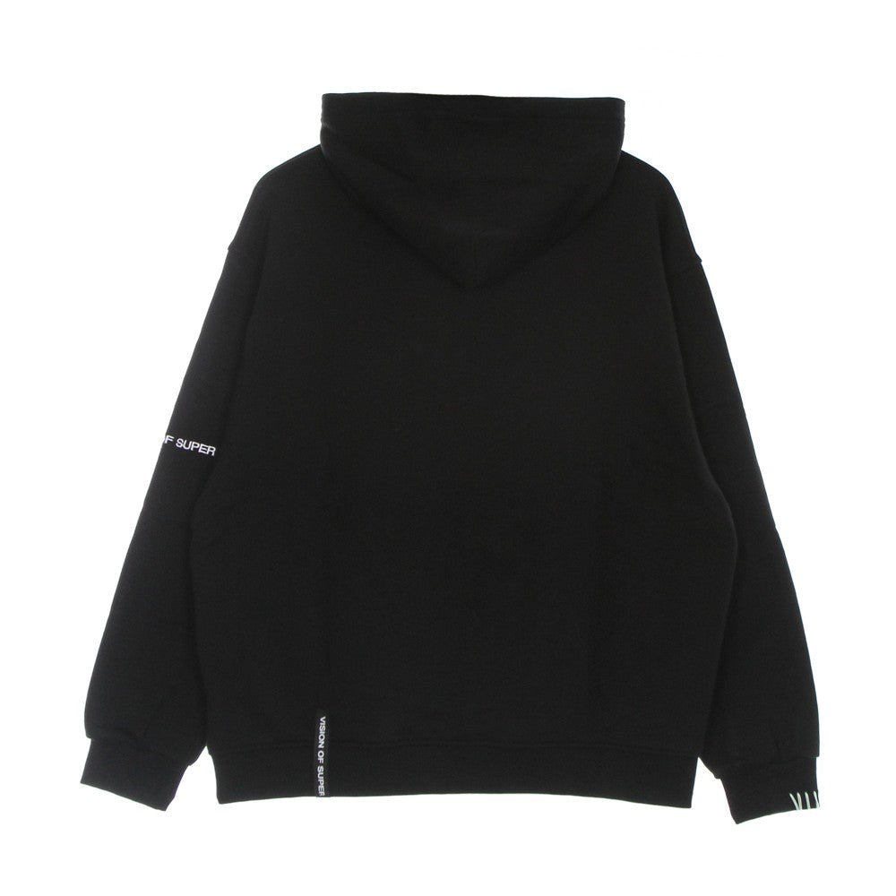 Vision Of Super, Felpa Leggera Cappuccio Uomo Puppet Print Oversize Hoodie, 