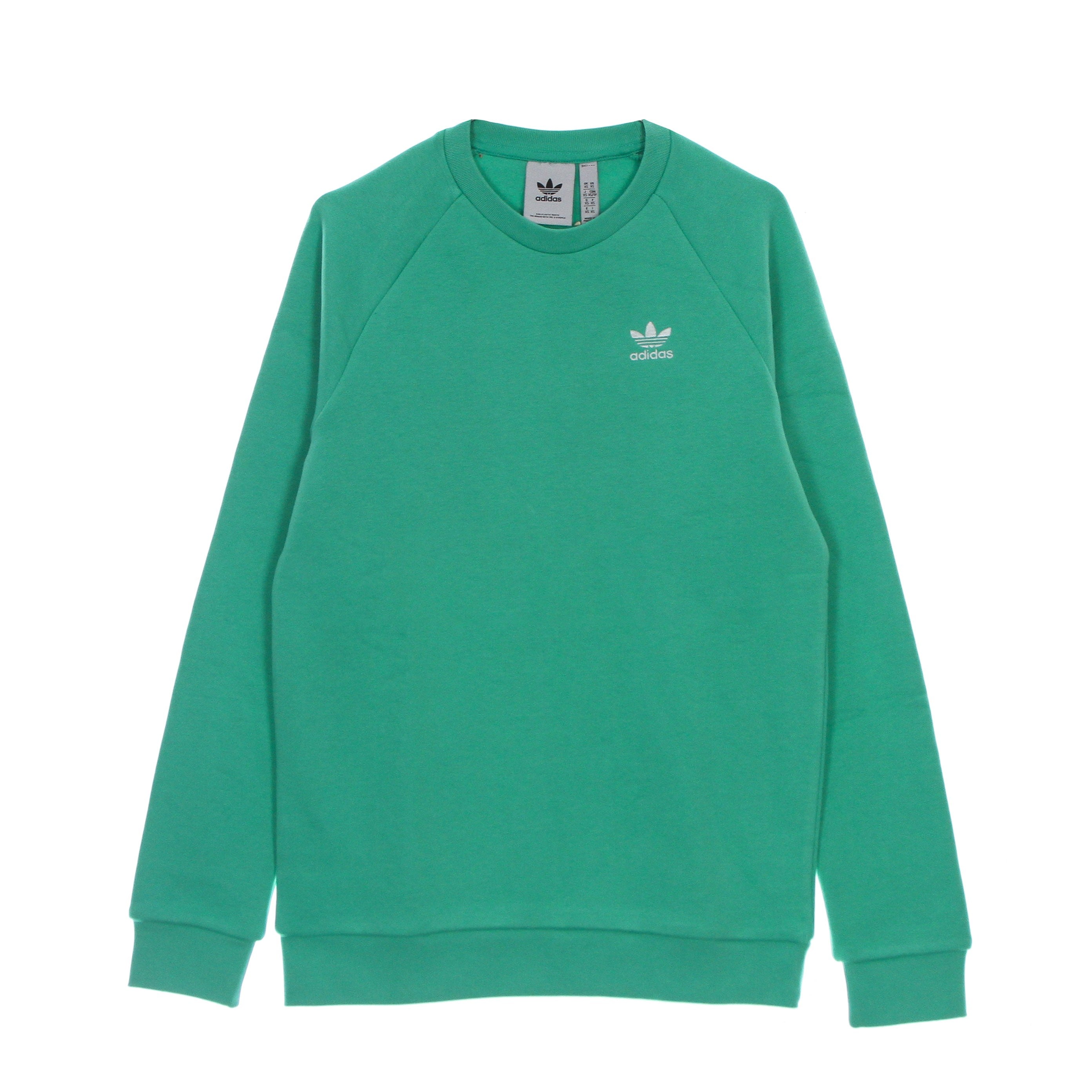 Adidas, Felpa Girocollo Uomo Essential Crew, Hire Green