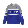 Mitchell & Ness, Felpa Cappuccio Uomo Ncaa Head Coach Hoodie Dukdev, Royal/grey