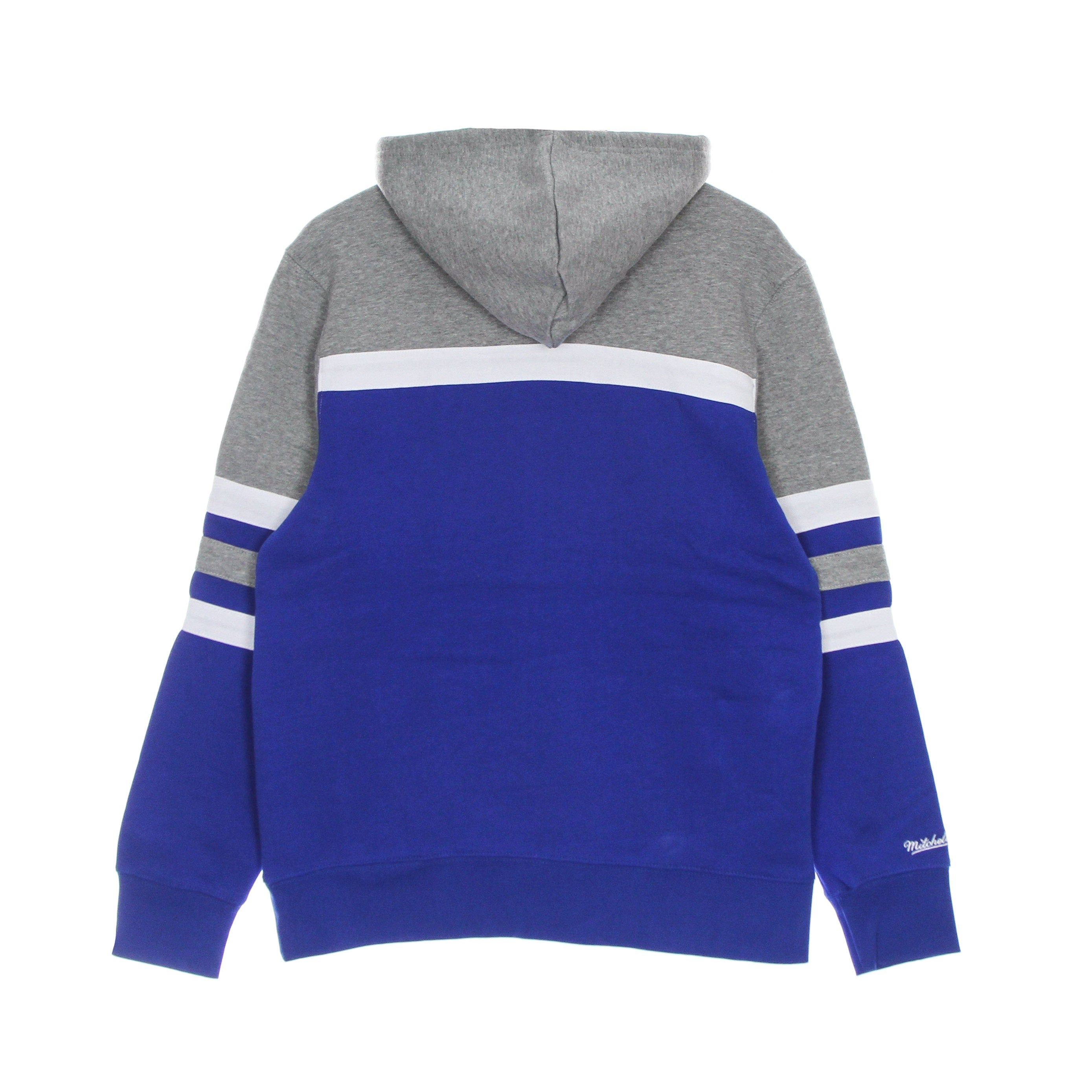 Mitchell & Ness, Felpa Cappuccio Uomo Ncaa Head Coach Hoodie Dukdev, 