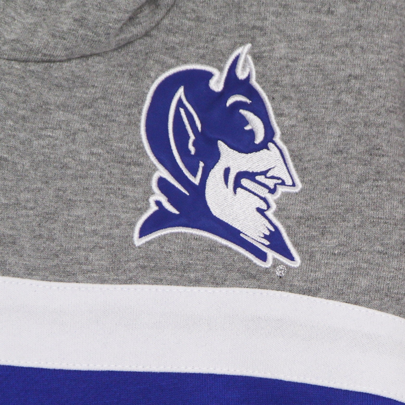 Mitchell & Ness, Felpa Cappuccio Uomo Ncaa Head Coach Hoodie Dukdev, 