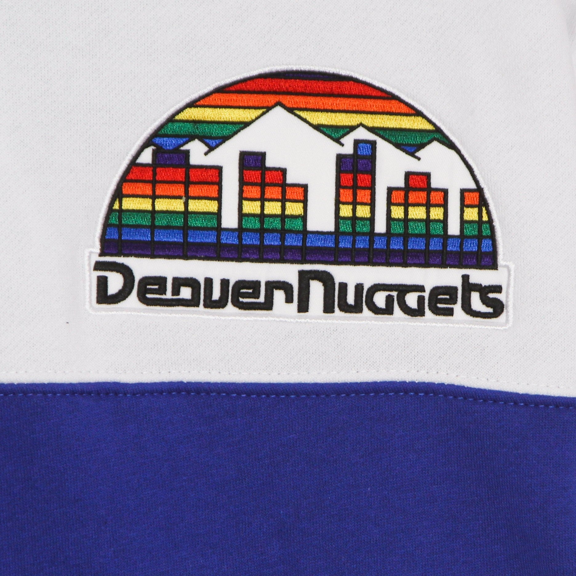 Mitchell & Ness, Felpa Cappuccio Uomo Nba Fusion Fleece 2.0 Hardwood Classics Dennug, 