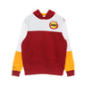 Mitchell & Ness, Felpa Cappuccio Uomo Nba Fusion Fleece 2.0 Hardwood Classics Houroc, Scarlet/white
