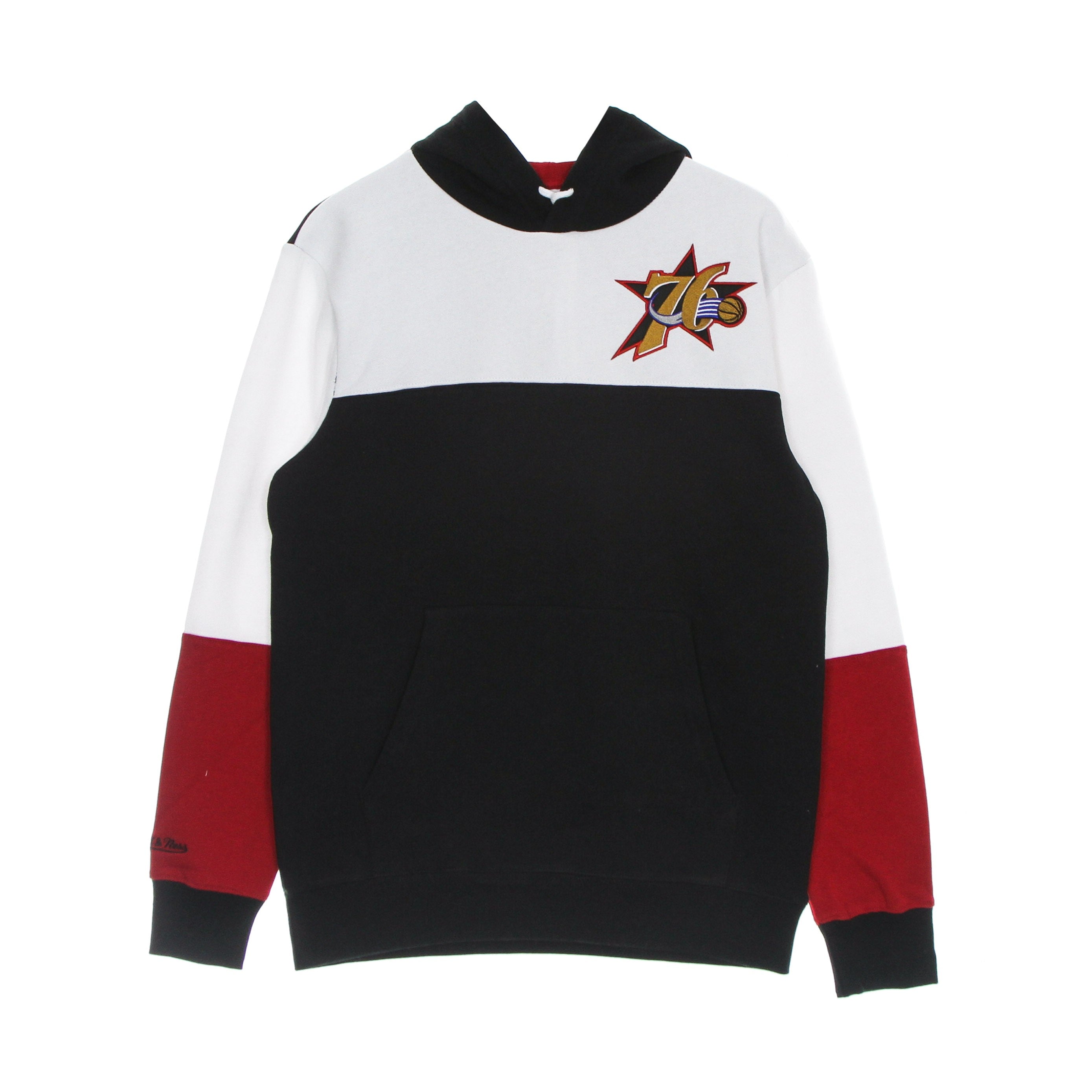 Mitchell & Ness, Felpa Cappuccio Uomo Nba Fusion Fleece 2.0 Hardwood Classics Phi76e, 