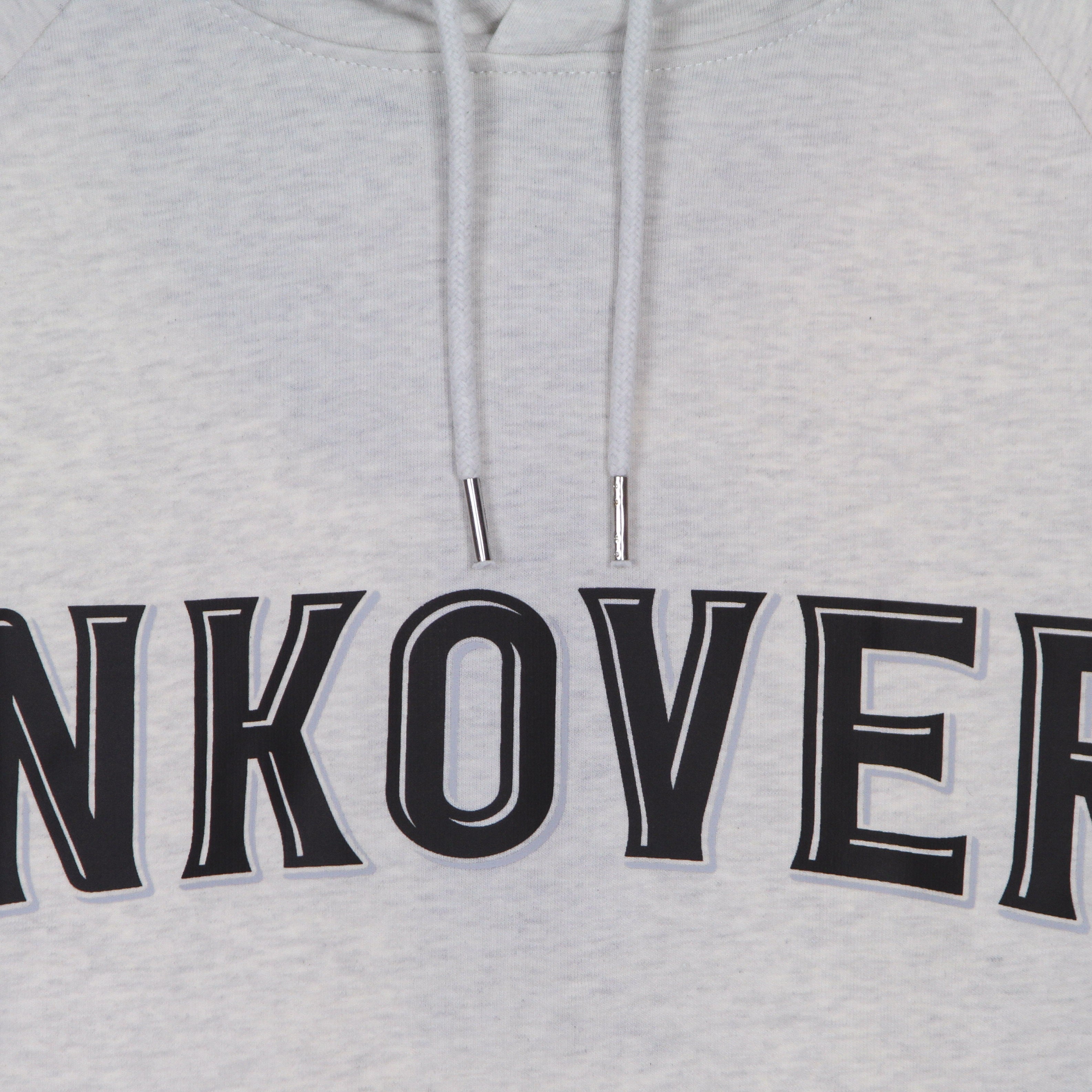Inkover H2 Ivory Melange Men's Lightweight Hooded Sweatshirt