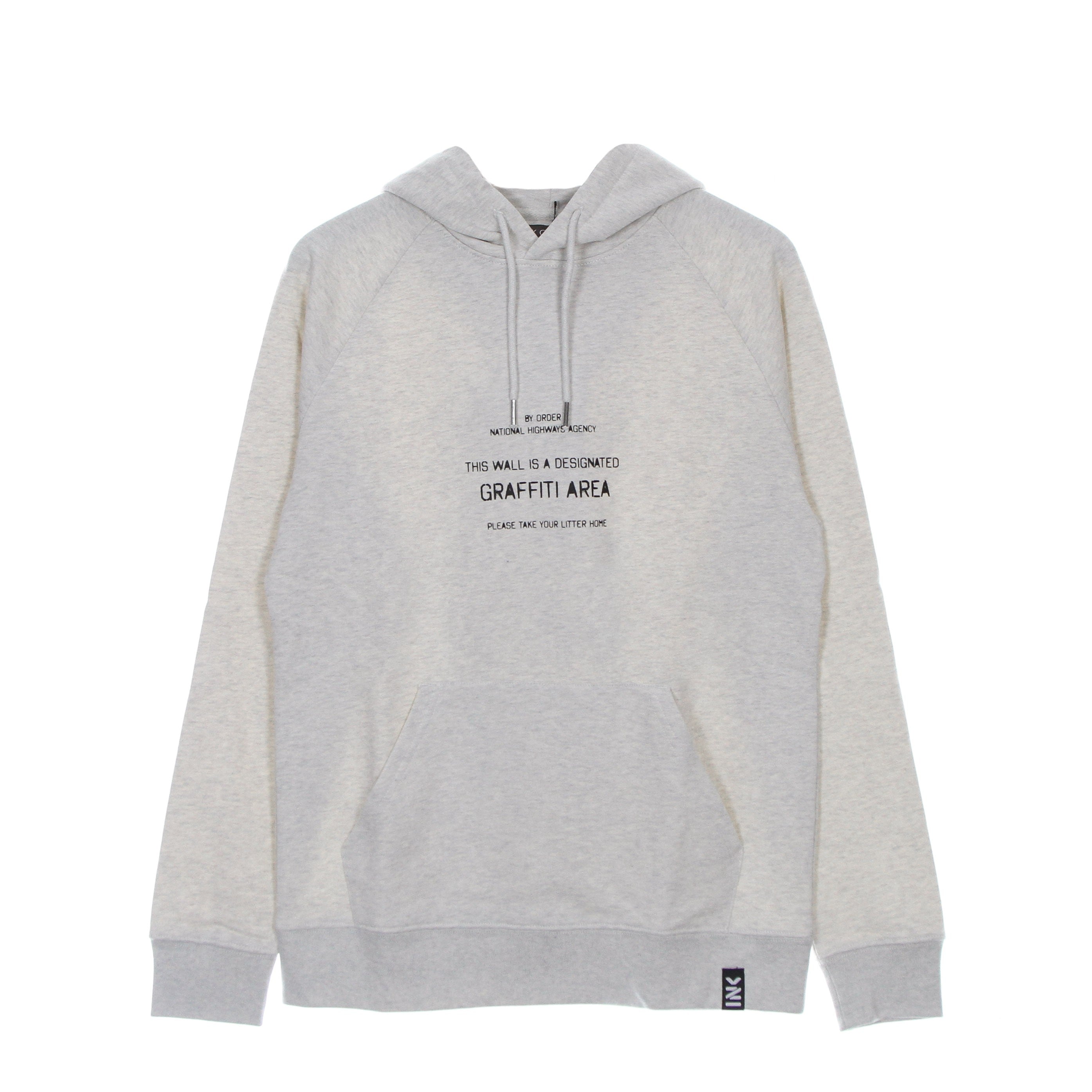 Inkover, Felpa Leggera Cappuccio Uomo Spray H2, 