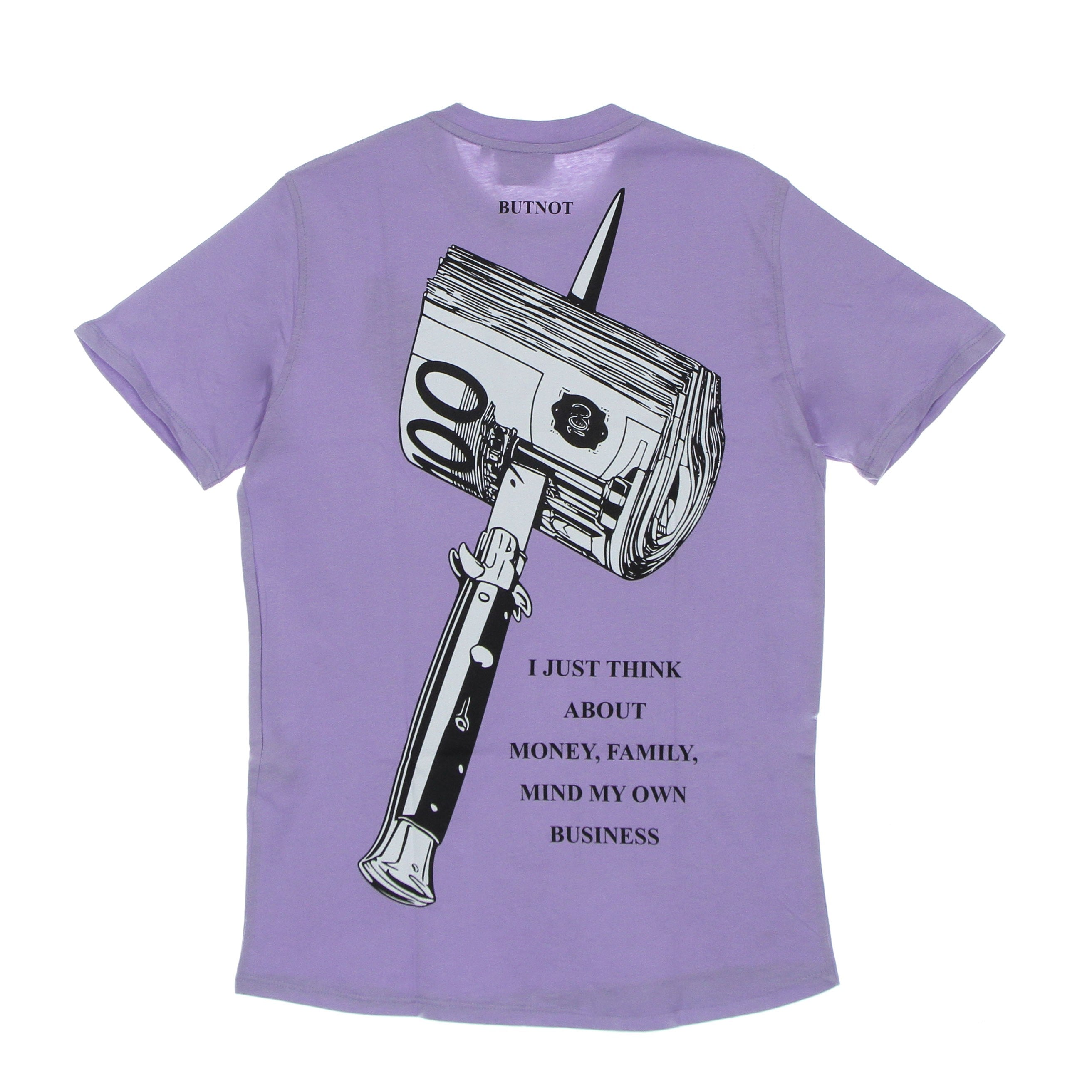 Men's Clock Tee Lilac T-Shirt