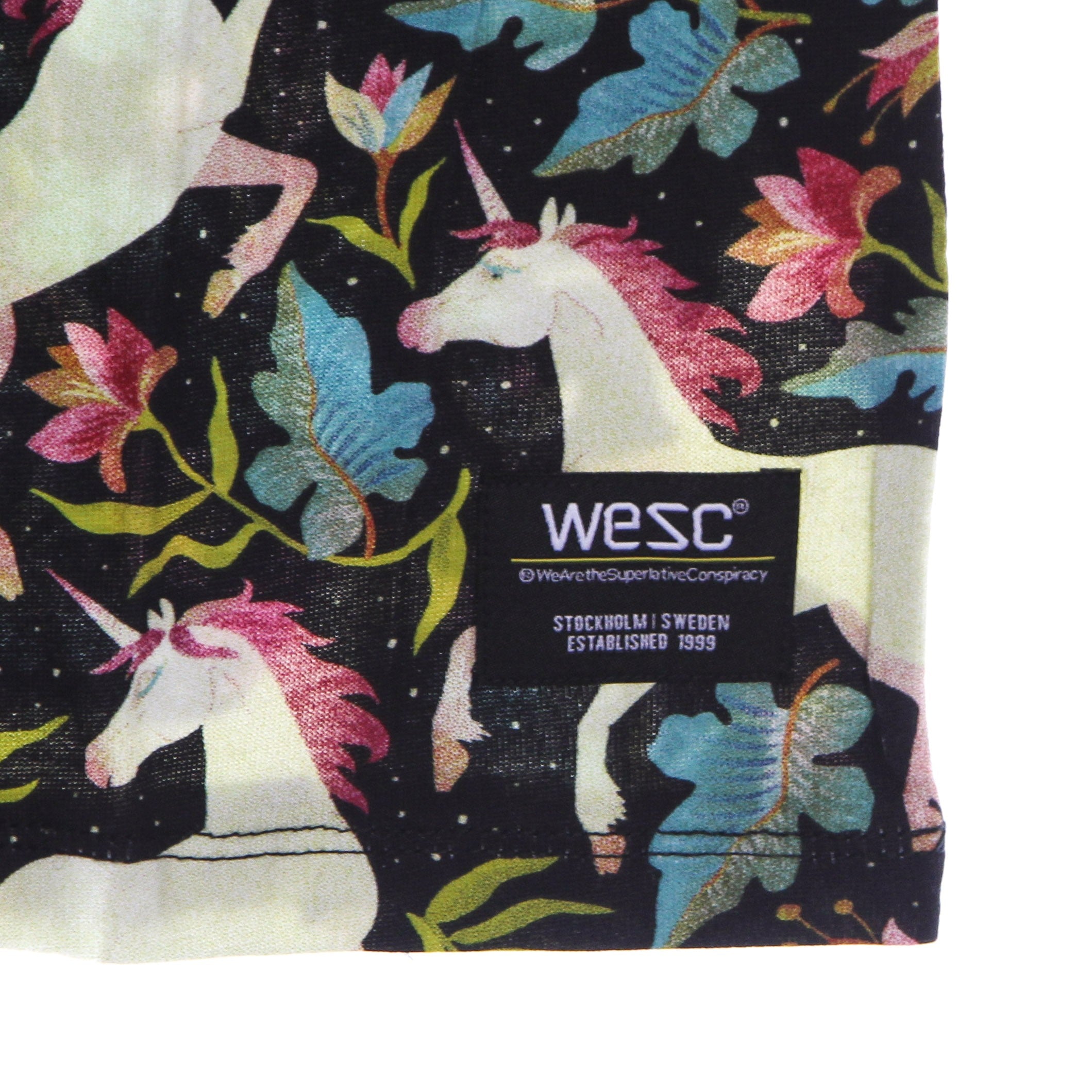 Wesc, Maglietta Uomo Max Unicorn Aop Tee, 