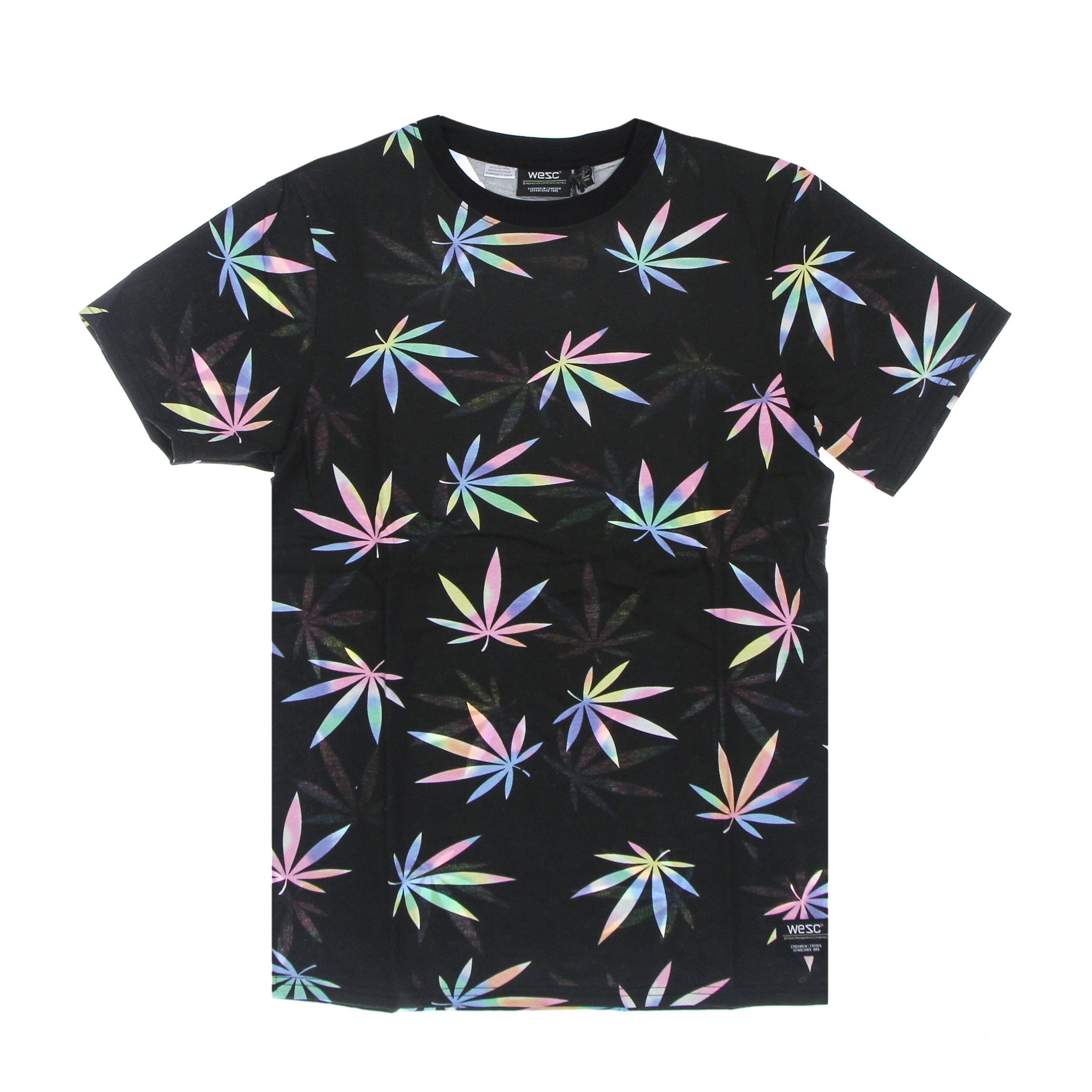 Wesc, Maglietta Uomo Max Gradient Mj Tee, Black
