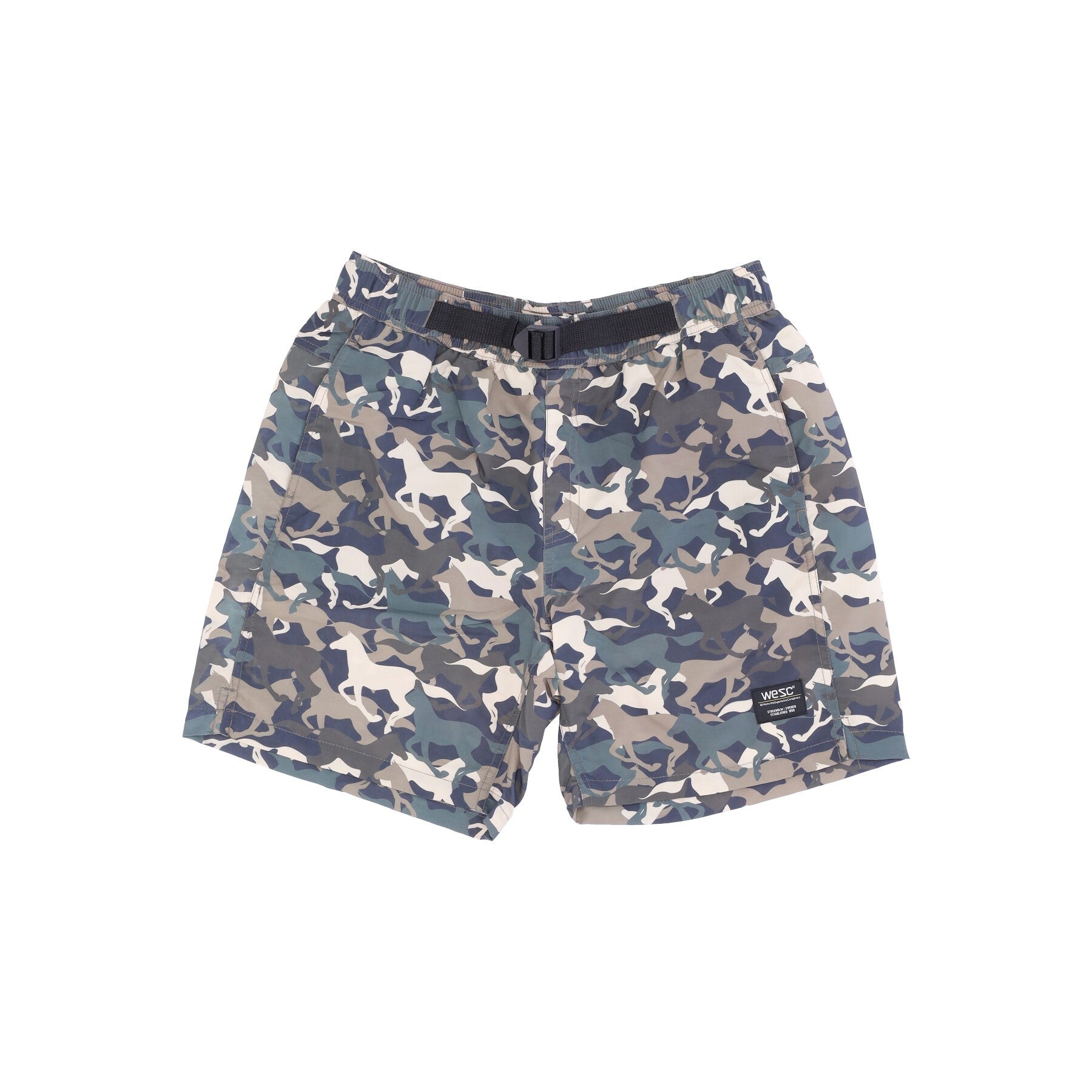 Wesc, Costume Pantaloncino Uomo Hybrid Wild Horses Aop Shorts, Black