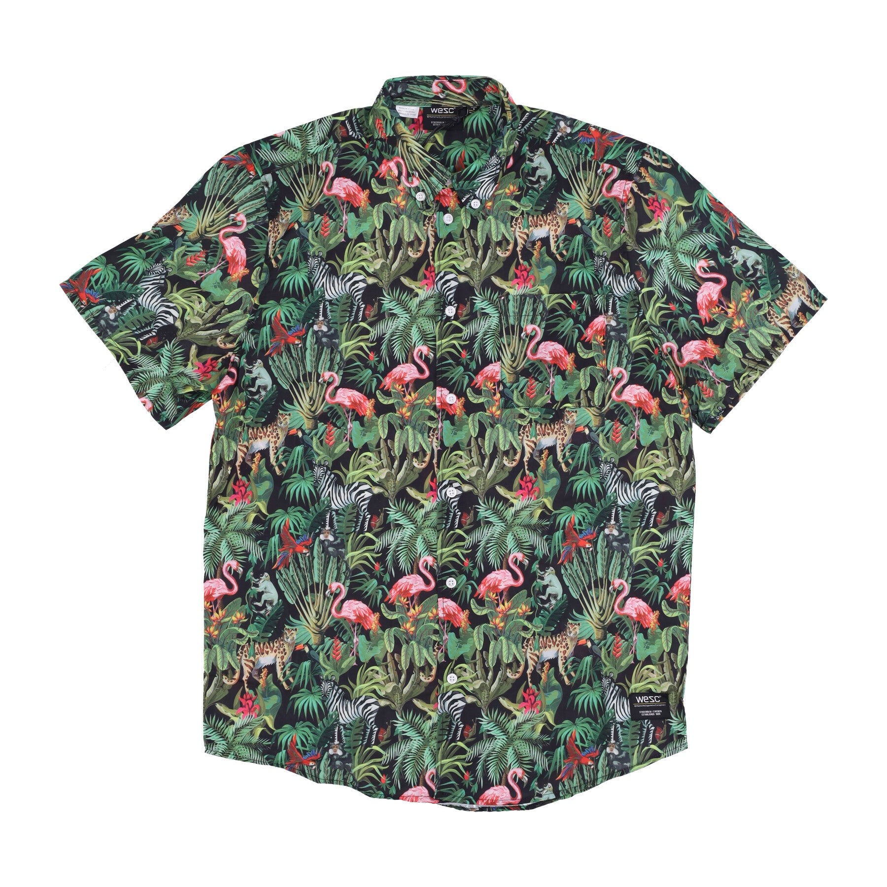 Oden Wildlife Aop Shirt Men's Short Sleeve Shirt Multi
