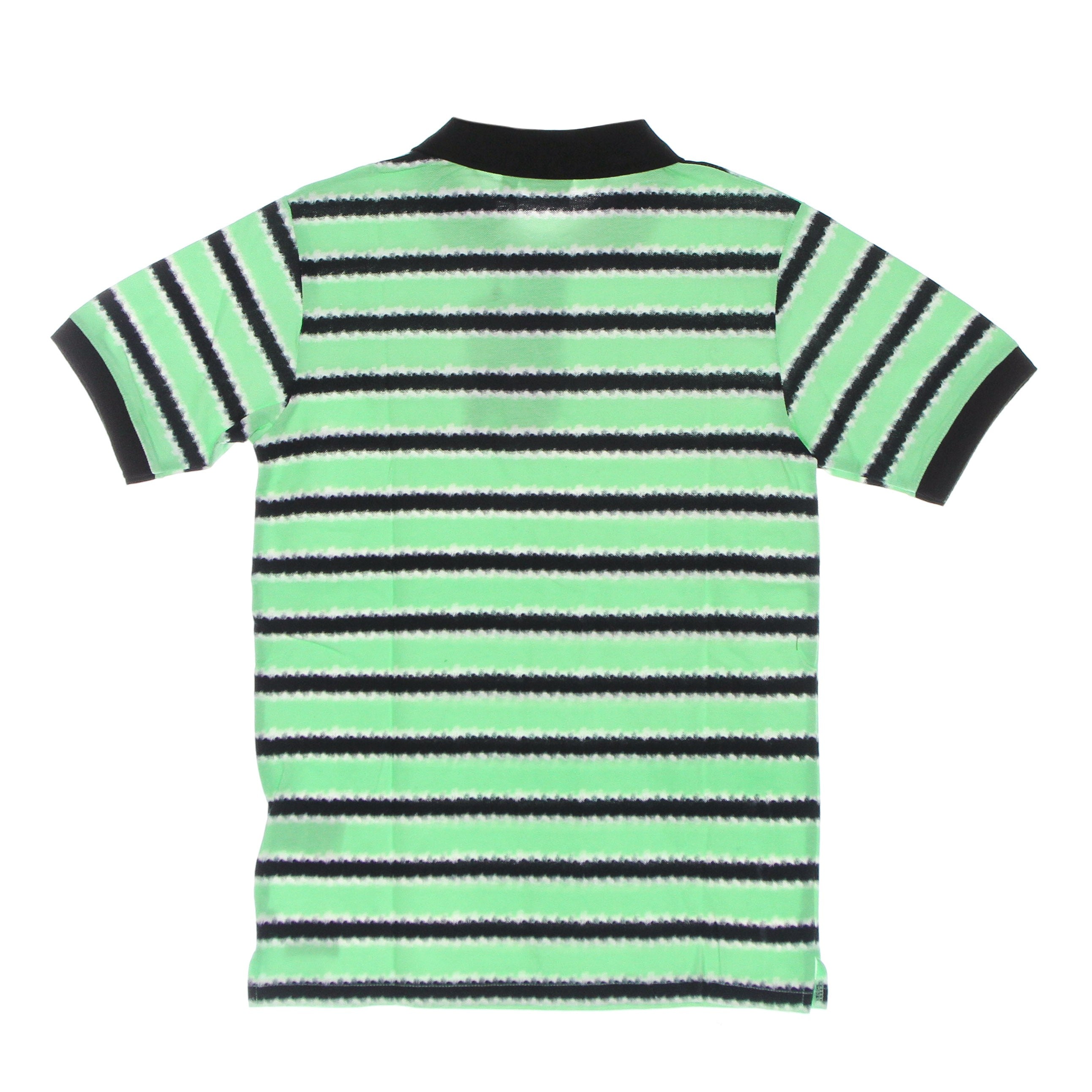 Wesc, Polo Manica Corta Uomo Antartic Ombre Mini Stripes Polo, Green