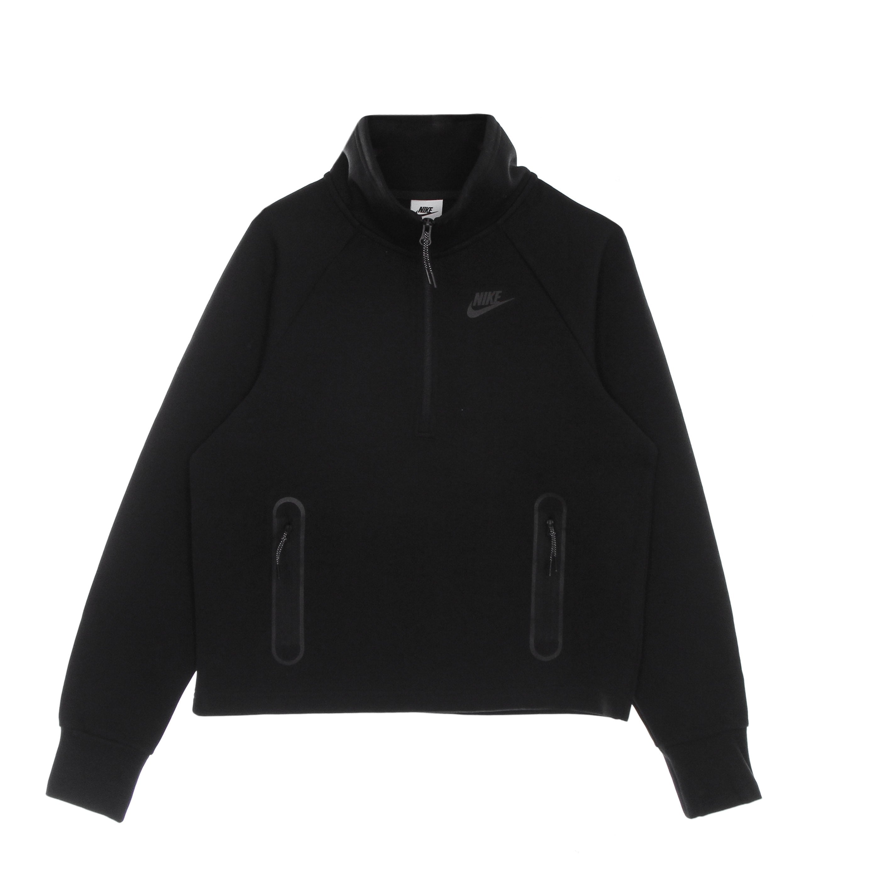 Nike, Felpa Leggera Collo Alto Donna Sportswear Tech Fleece 1/4-zip Top, 